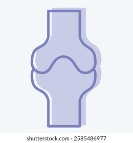 Icon Bone. related to Healthcare symbol. two tone style. design editable