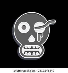 Icon Bones. related to Halloween symbol. glossy style. simple design editable. simple illustration