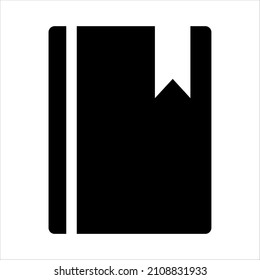 icon of book on white background.