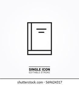 Icon book Single Icon Graphic Design