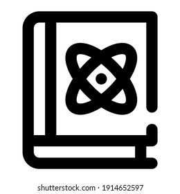 icon book to study physics using line style