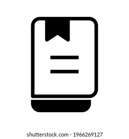 Icon Book With Style Glyph