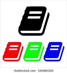 Icon Book that you can re-edit, and you can use it for a logo or clip design of your book.