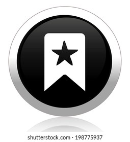 icon with bookmark inside