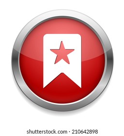 icon with bookmark inside