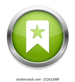 icon with bookmark inside
