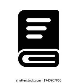 Symbol Lesezeichen mit Stilsymbol 