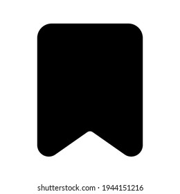 Symbol Lesezeichen mit Stilsymbol 