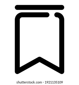 Symbol-Lesezeichen mit Zeilenstil
