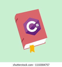 Icon of books about programming. A book on the C# programming language.