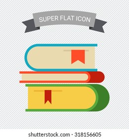 Icon of books stack