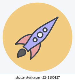 Icon Boosting Algorithms. related to Machine Learning symbol. color mate style. simple design editable. simple illustration. simple vector icons