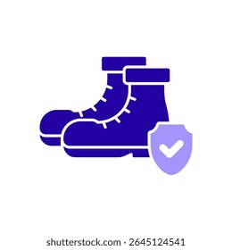 Icon a boots, isolated against a clean background.