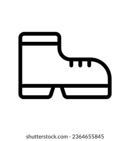 icon boots shoe, editable file