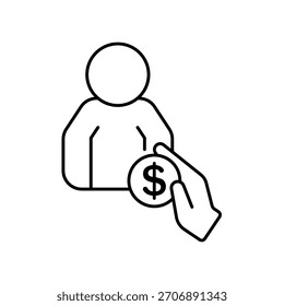 Icon a Borrower Profile, isolated against a clean background.