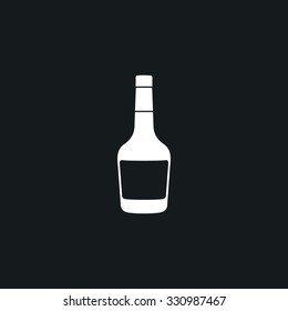 Icon bottle of cognac.