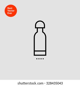 Icon of bottle with cover