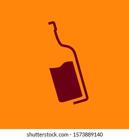 Icon bottle of gin, wine, cognac, whiskey