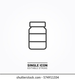 Icon bottle Single Icon Graphic Design
