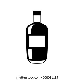 icon bottle vodka whiskey brandy cognac liquor