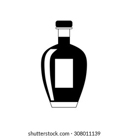 icon bottle vodka whiskey brandy cognac liquor