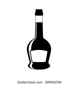 icon bottle vodka whiskey brandy cognac liquor