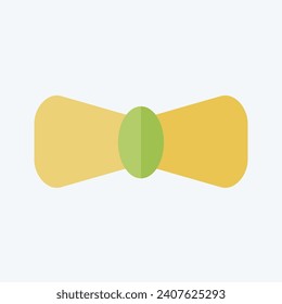 Icon Bow Tie. related to Ireland symbol. flat style. simple design editable. simple illustration