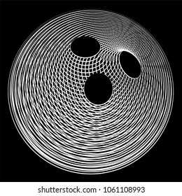 icon bowling ball blend wireframe sport