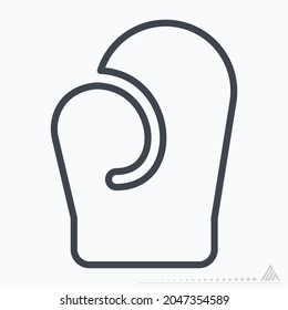 Icon Box 3 - Line Style - Simple illustration, Editable stroke, Design template vector, Good for prints, posters, advertisements, announcements, info graphics, etc.