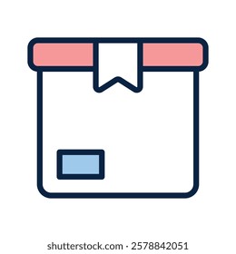 Icon of a box, symbolizing product delivery or shipment