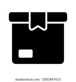 Icon of a box, symbolizing product delivery or shipment