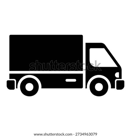 Icon of a box truck delivering packages or goods