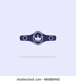 Icon boxing championship belt.