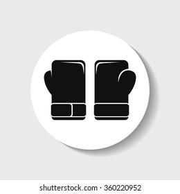 Icon boxing gloves.