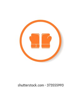 Icon boxing gloves.