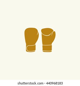 Icon boxing gloves.