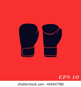 Icon boxing gloves.