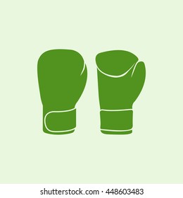 Icon boxing gloves.