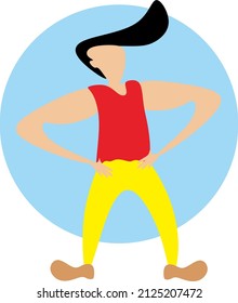The icon of a boy band that is on top of its glory, with its hips looks so dashing. Suitable for boyband fans as a community icon or logo.