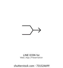 Icon branch commit git graphic design single icon vector