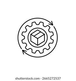 Icon a brand development, isolated against a clean background.