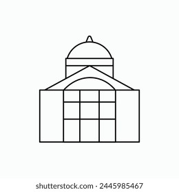 Icon for Brazilian City of Manaus (State of Amazonas) on White Background