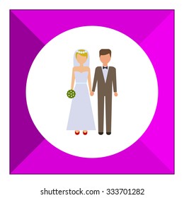 Icon of bride and bridegroom