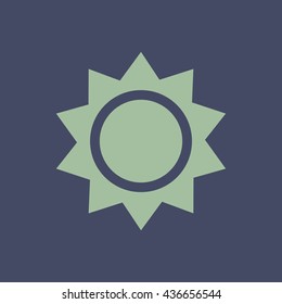 Icon of Brightness. Eps-10.