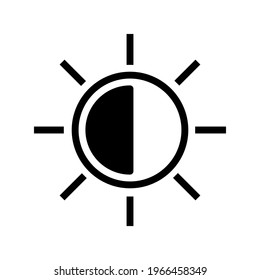 Icon Brightness With Style Glyph