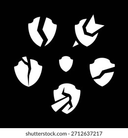 Icono de la defensa del escudo roto