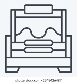 Icon Brood. related to Apiary symbol. line style. simple design editable. simple illustration
