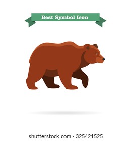 Icon of brown bear