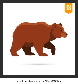 Icon of brown bear