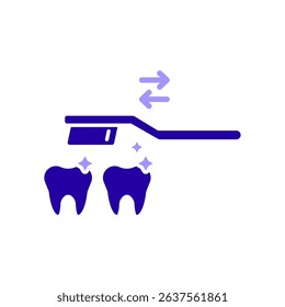 Icon a brushing, isolated against a clean background.